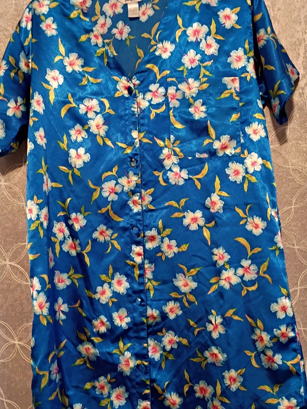 Floral Button Down Slip Shirt